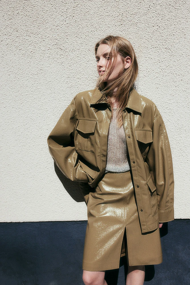 Coated Utility Jacket