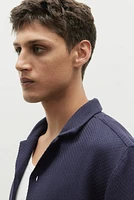 Regular Fit Textured Resort Shirt