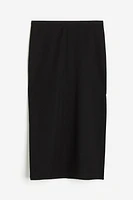 Twill Pencil Skirt