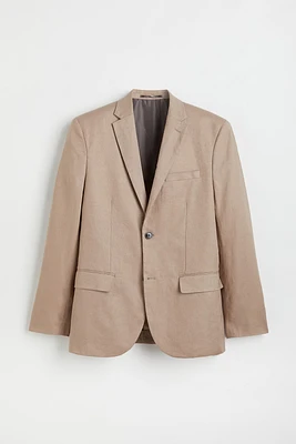 Slim Fit Linen Jacket