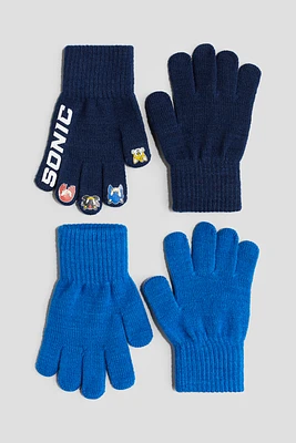 2-pack Fine-Knit Gloves