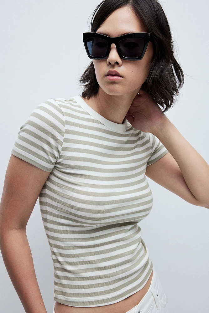 Ribbed T-shirt