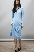 Collared Jersey Dress