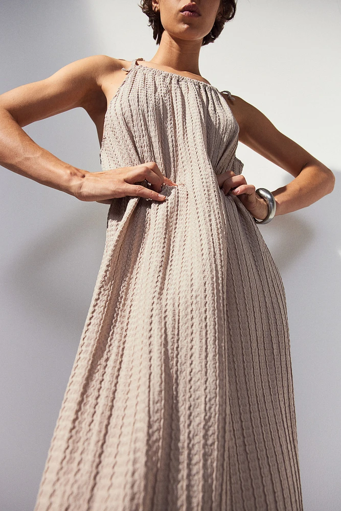 Textured Jersey Dress