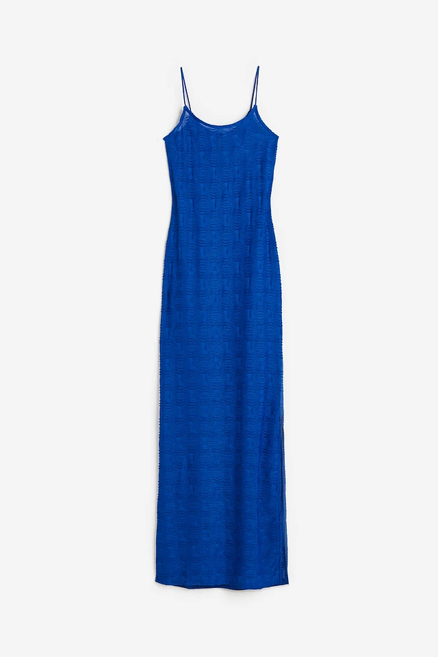 h&m jersey maxi dress Textured Womens dresses