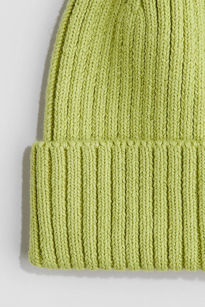 Rib-Knit Beanie