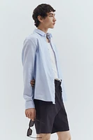 Regular-Fit Linen-Blend Shirt