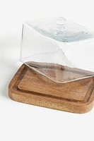 Glass-cloche Butter Dish