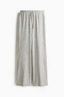 Pantalon droit avec cordon de serrage