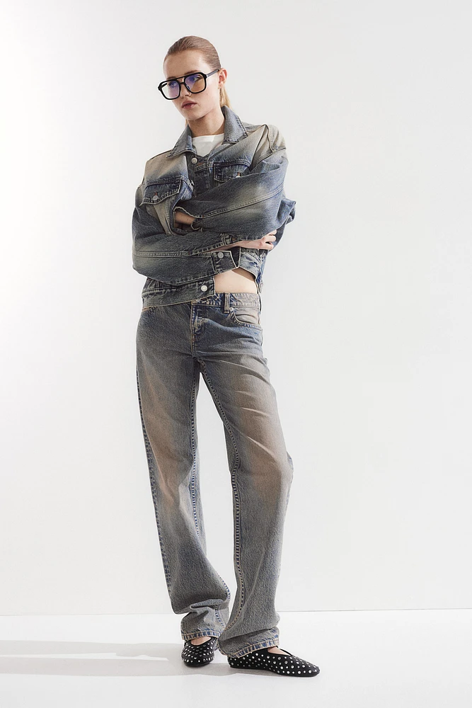 Straight Low Jeans