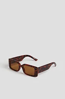 Lunettes de soleil rectangulaires