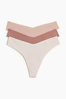 3-Pack Sports Thong Briefs with DryMove™