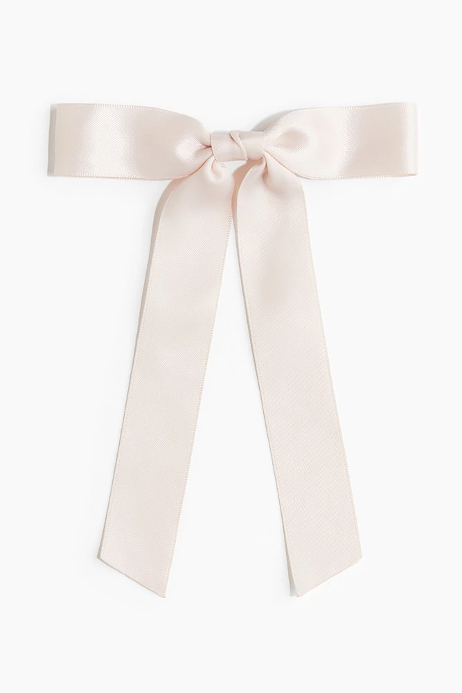 Satin Bow Hair Clip