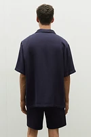 Regular Fit Textured Resort Shirt