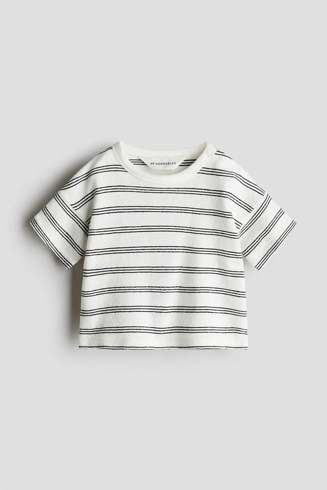 T-shirt en coton éponge