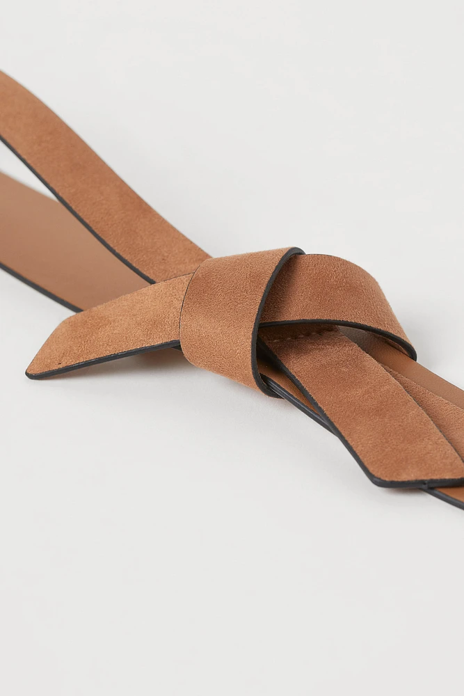 Knot-detail Waist Belt