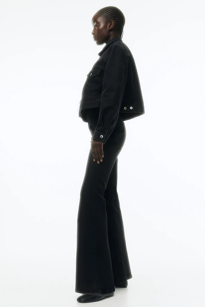 Jean évasé taille haute