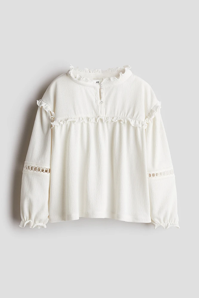 Blouse froissée