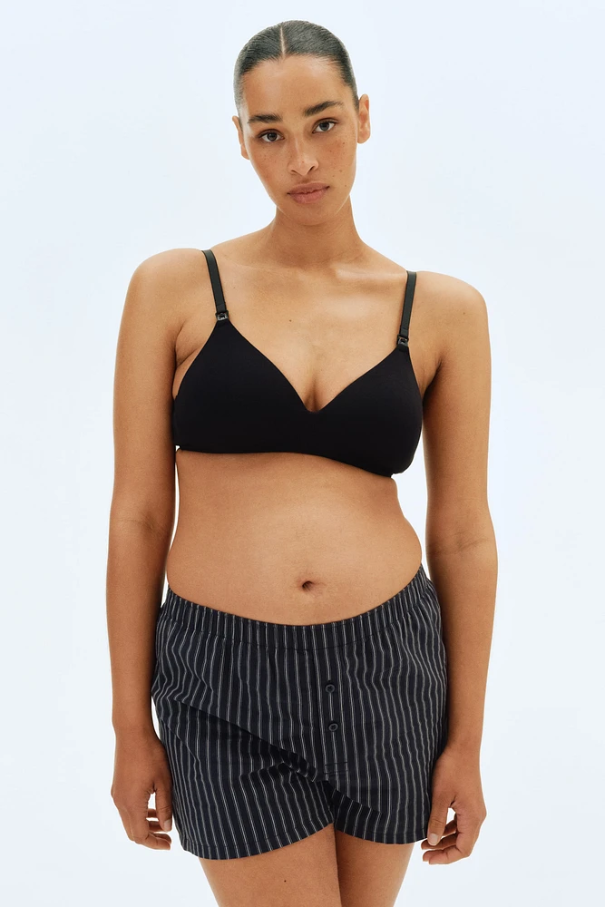 MAMA 2-pack Padded Cotton Nursing Bras