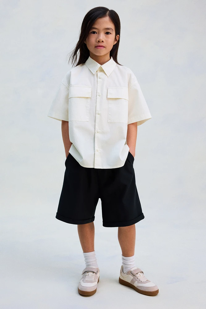 Chemise ample en coton