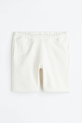 Relaxed Fit Cotton Jogger Shorts