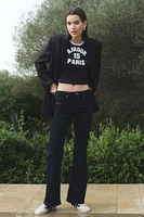 Flared Low Jeans