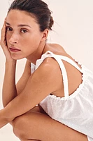 Pyjama en coton plumetis
