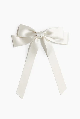 Bow-decorated Hair Clip