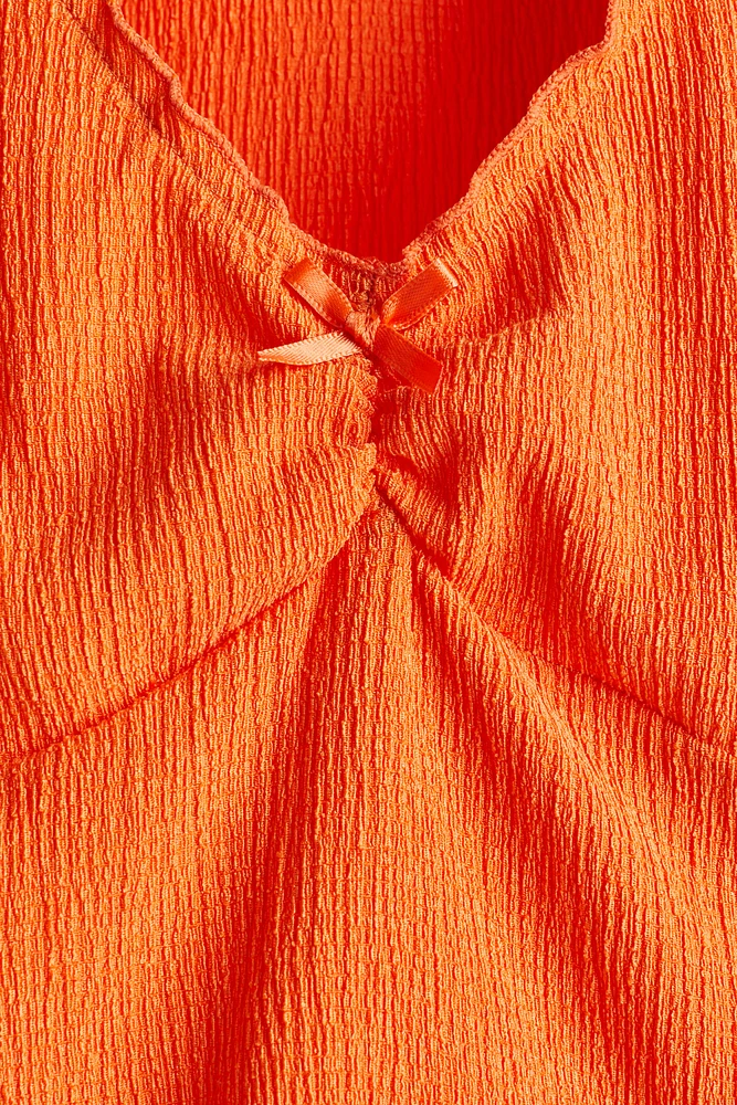 Crinkled Jersey Sleeveless Top