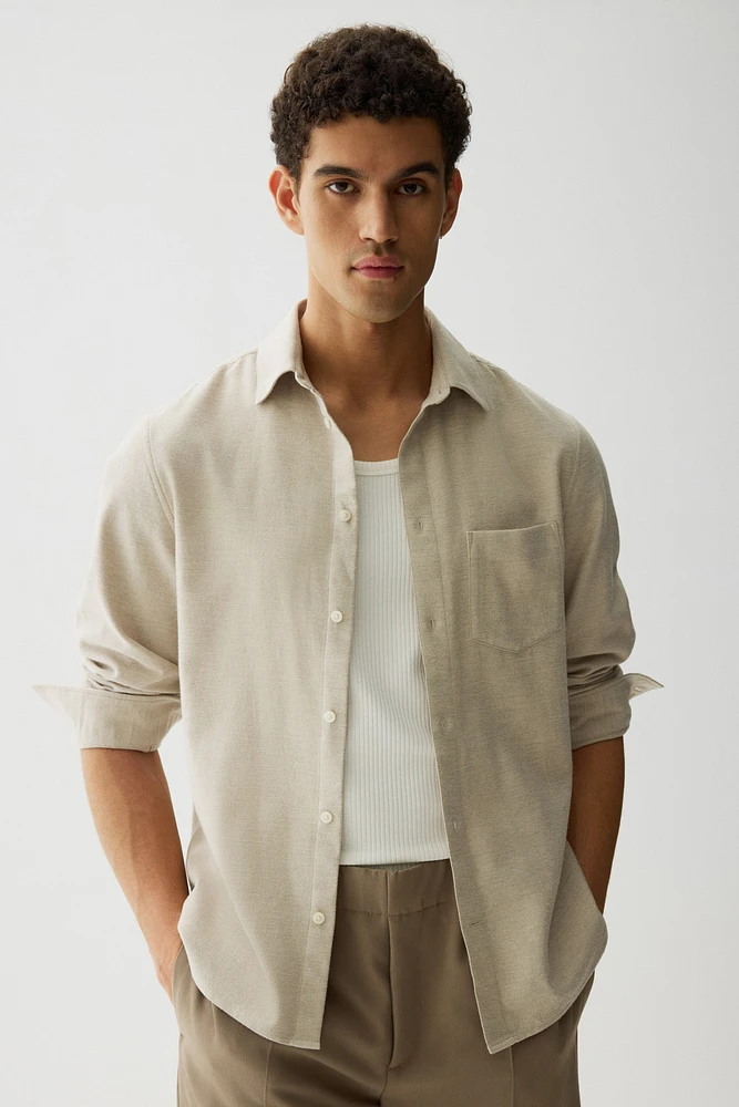 Regular Fit Flannel Shirt