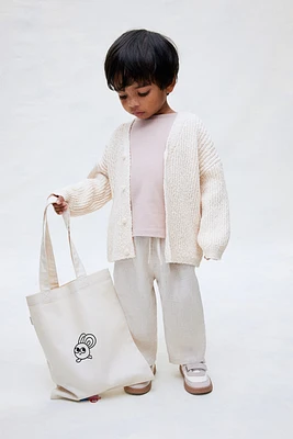 Sac fourre-tout en coton avec motif imprimé