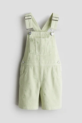 Denim Overall Shorts