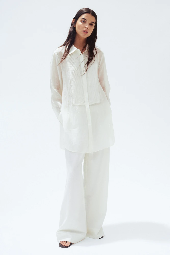 Ramie Tuxedo Shirt