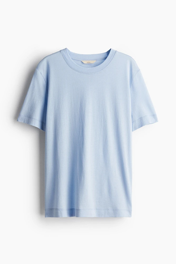 Silk-blend T-shirt