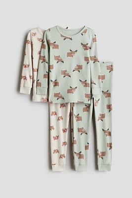 Lot de 2 pyjamas confortables en coton