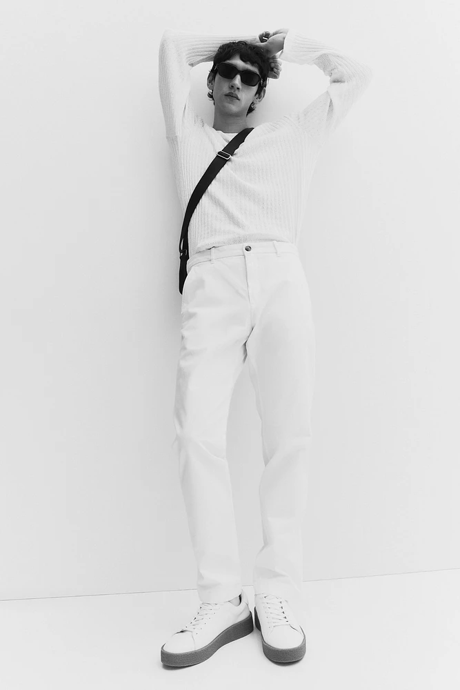 Slim-Fit Cotton Chinos