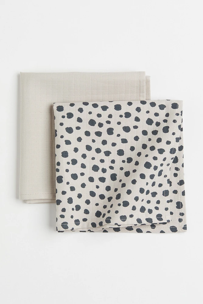 2-pack Small Muslin Cloths