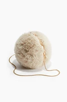 Fluffy Spherical Crossbody Bag