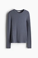 Long-sleeved Jersey Top