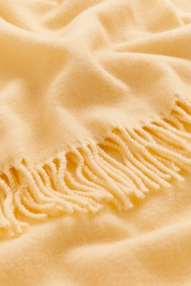 Wool-blend Throw