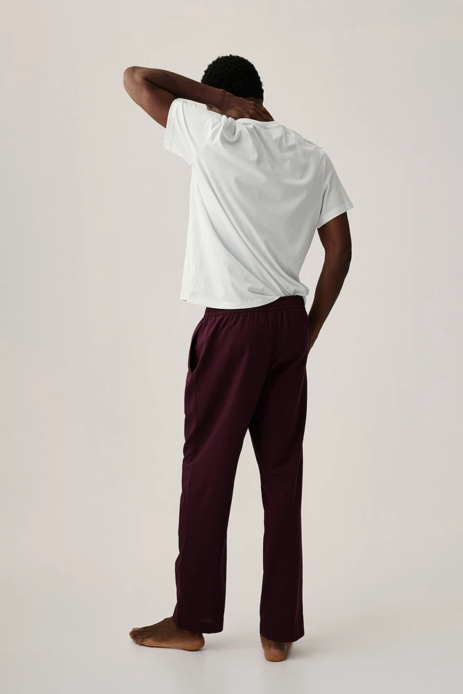 Relaxed Fit Poplin Pants