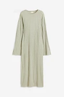 Rib-knit Merino Wool Dress