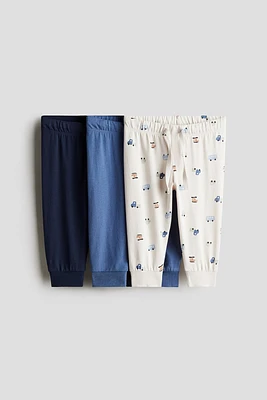 3-pack Cotton Jersey Joggers