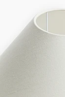 Large Linen-blend Lampshade