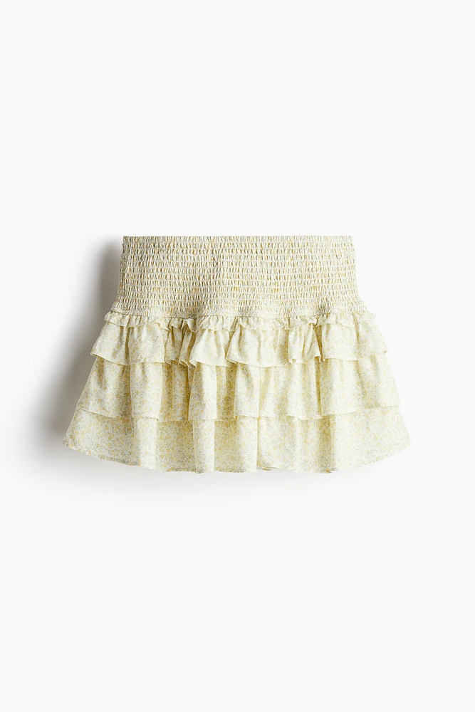 Tiered Mini Skirt