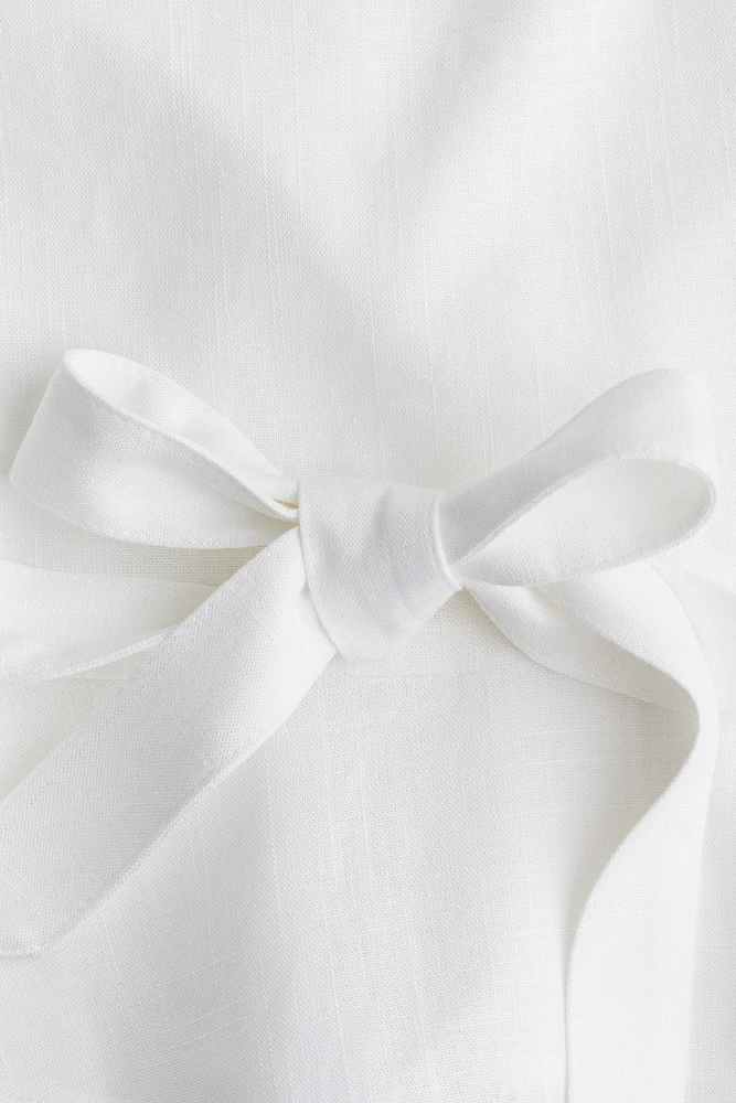 Blouse en lin mélangé