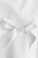 Blouse en lin mélangé