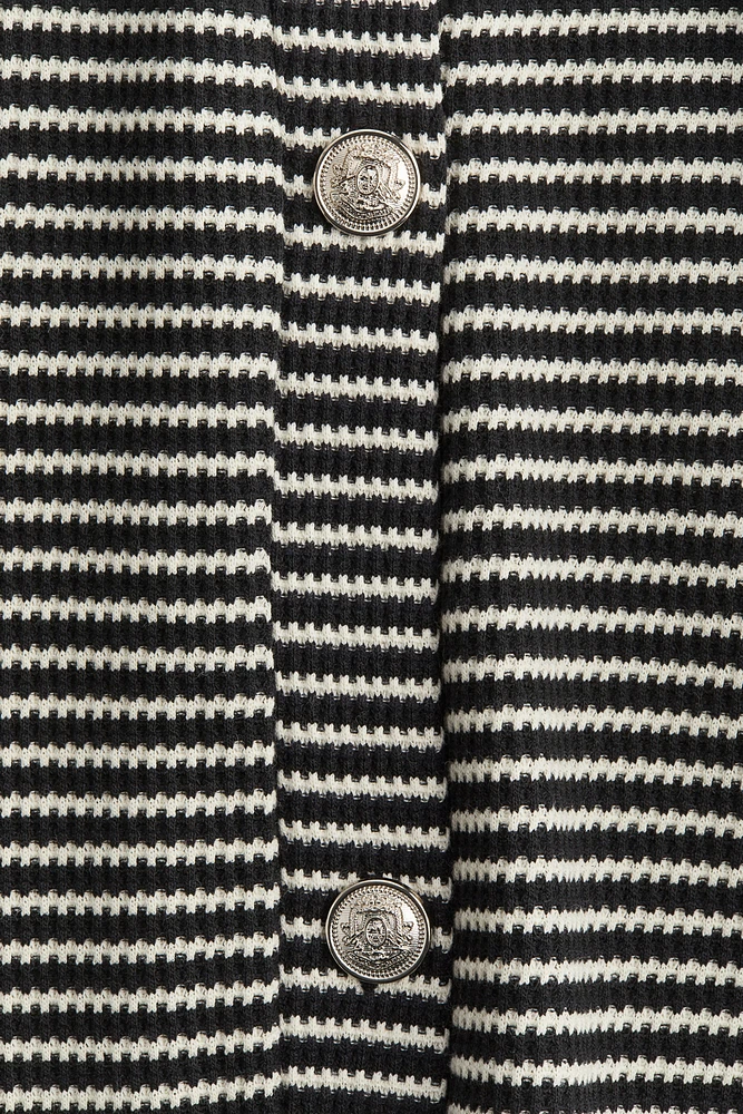 Gilet en jersey texturé
