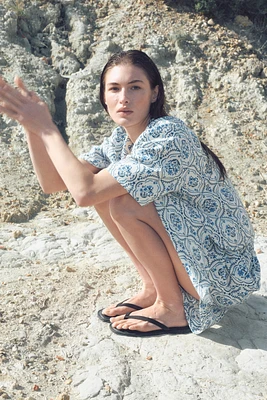 Chemise à manches courtes en sergé