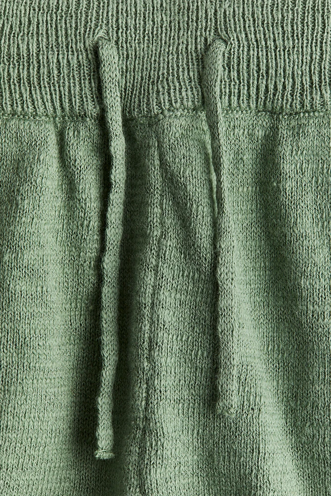 Short en fin tricot de coton